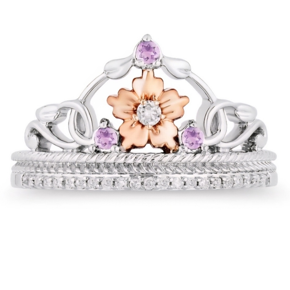 Enchanted Disney Rapunzel Tiara Ring